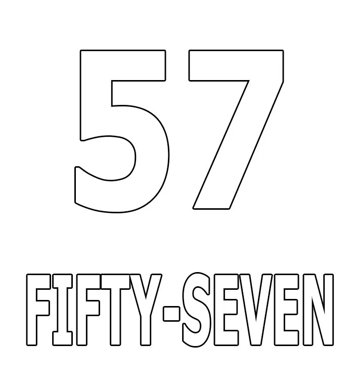 Numbers Coloring Pages 68