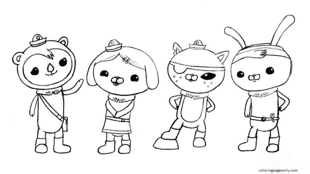 Octonauts Ausmalbilder 37