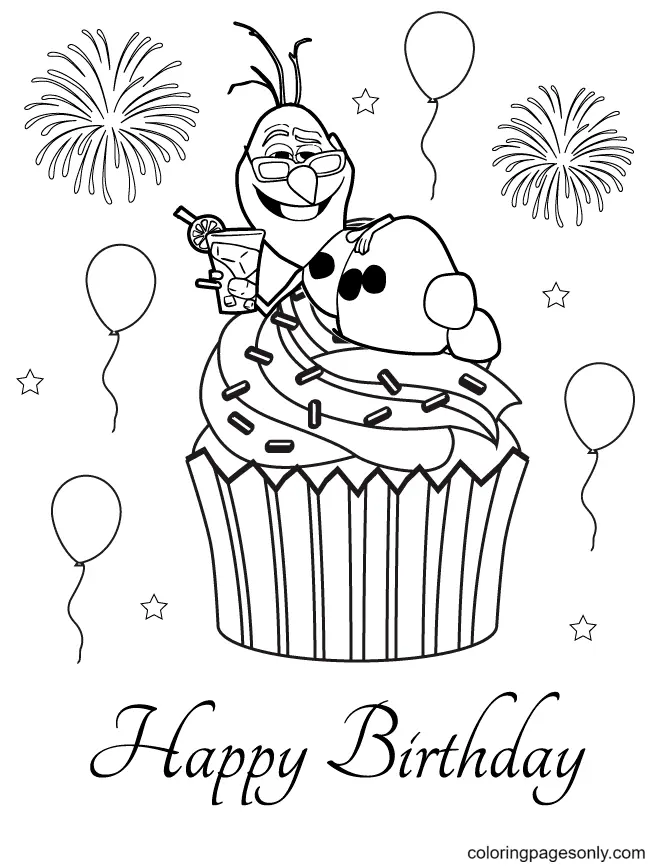 Olaf Coloring Pages 55