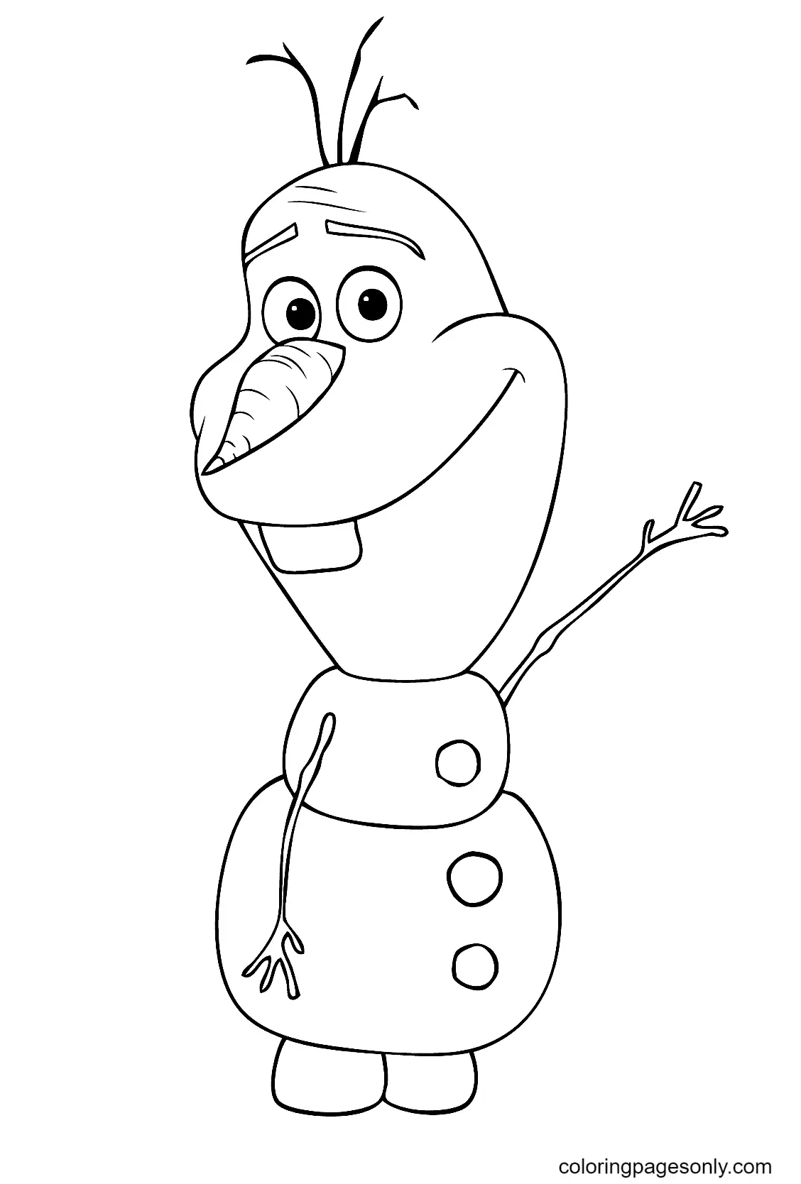 Olaf Coloring Pages 63