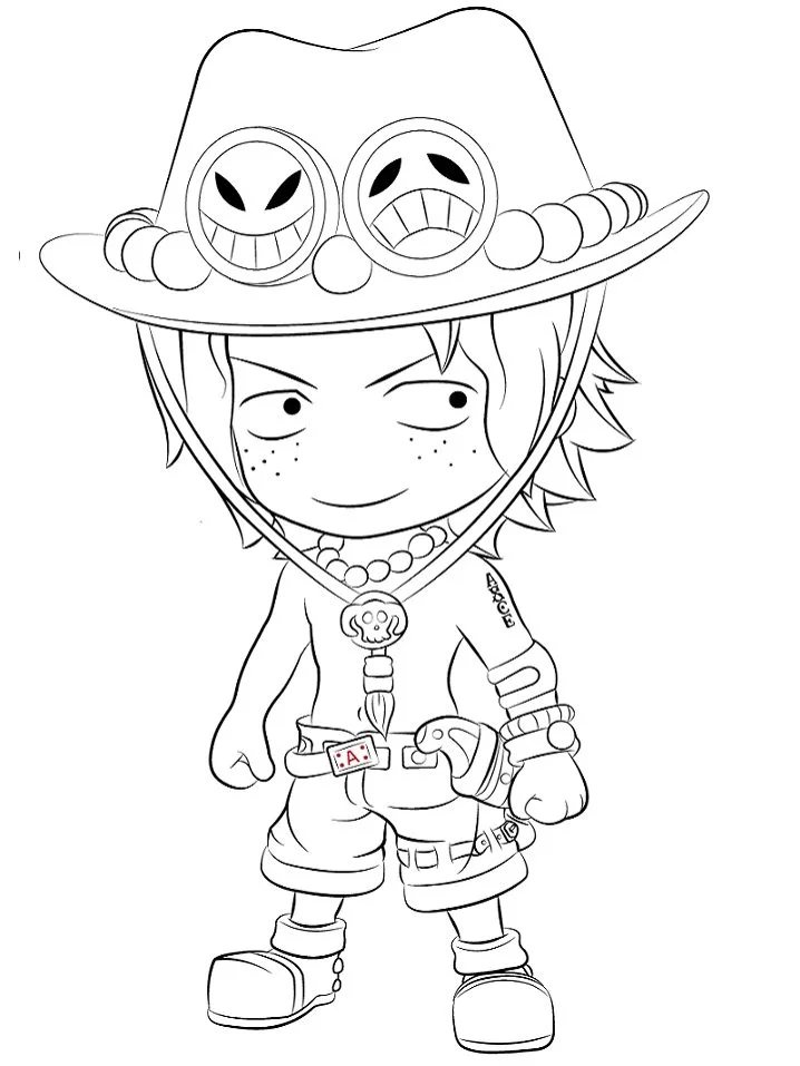 One Piece Characters Coloring Pages 13