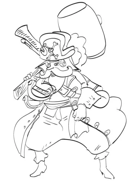 One Piece Characters Coloring Pages 15