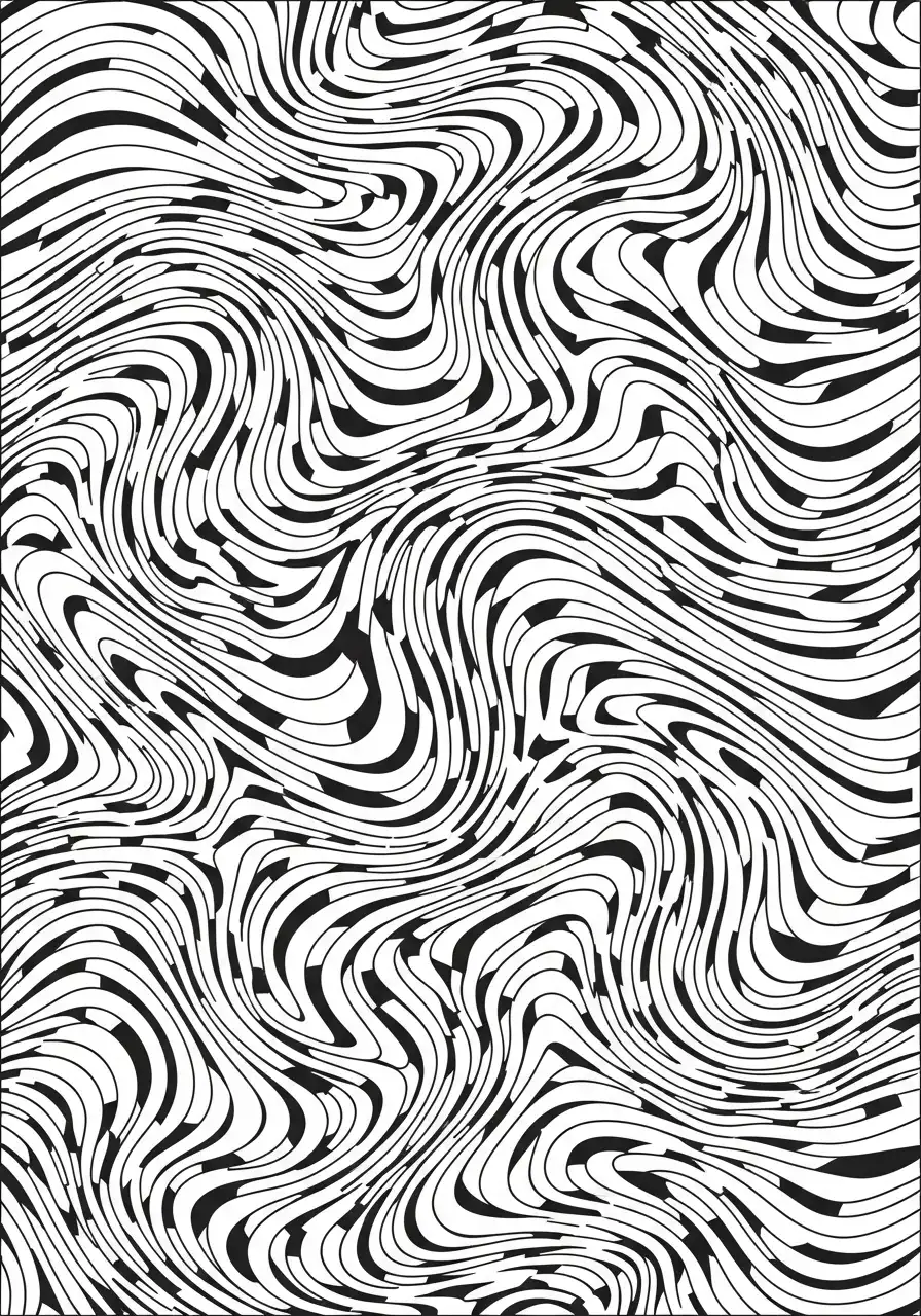Ilusiones Opticas para Colorear 18