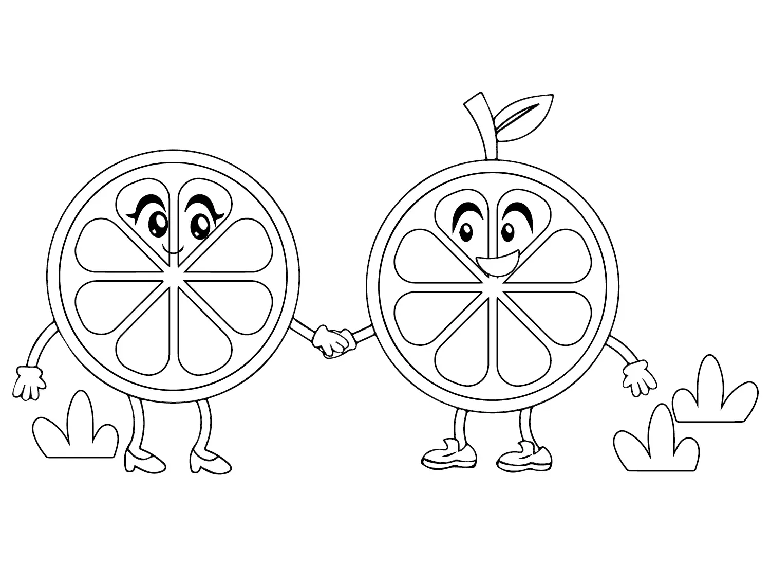 Oranges Coloring Pages 26