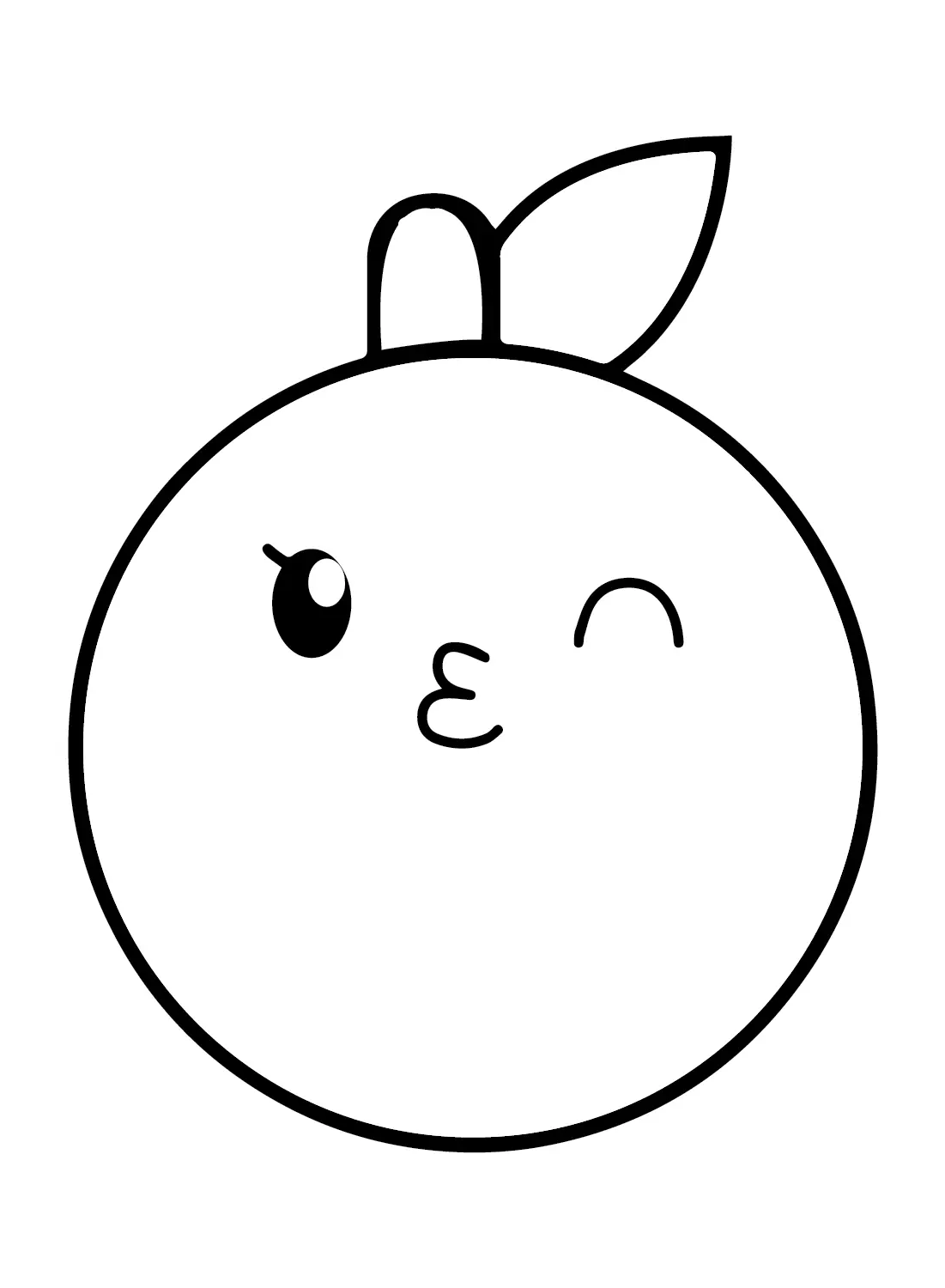 Oranges Coloring Pages 3