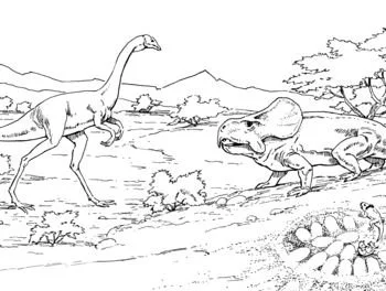 Desenhos de Dinossauros Ornitisquios Para Colorir 6