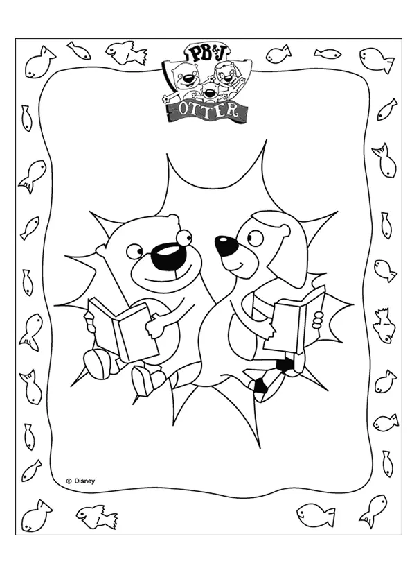 Otter Coloring Pages 30