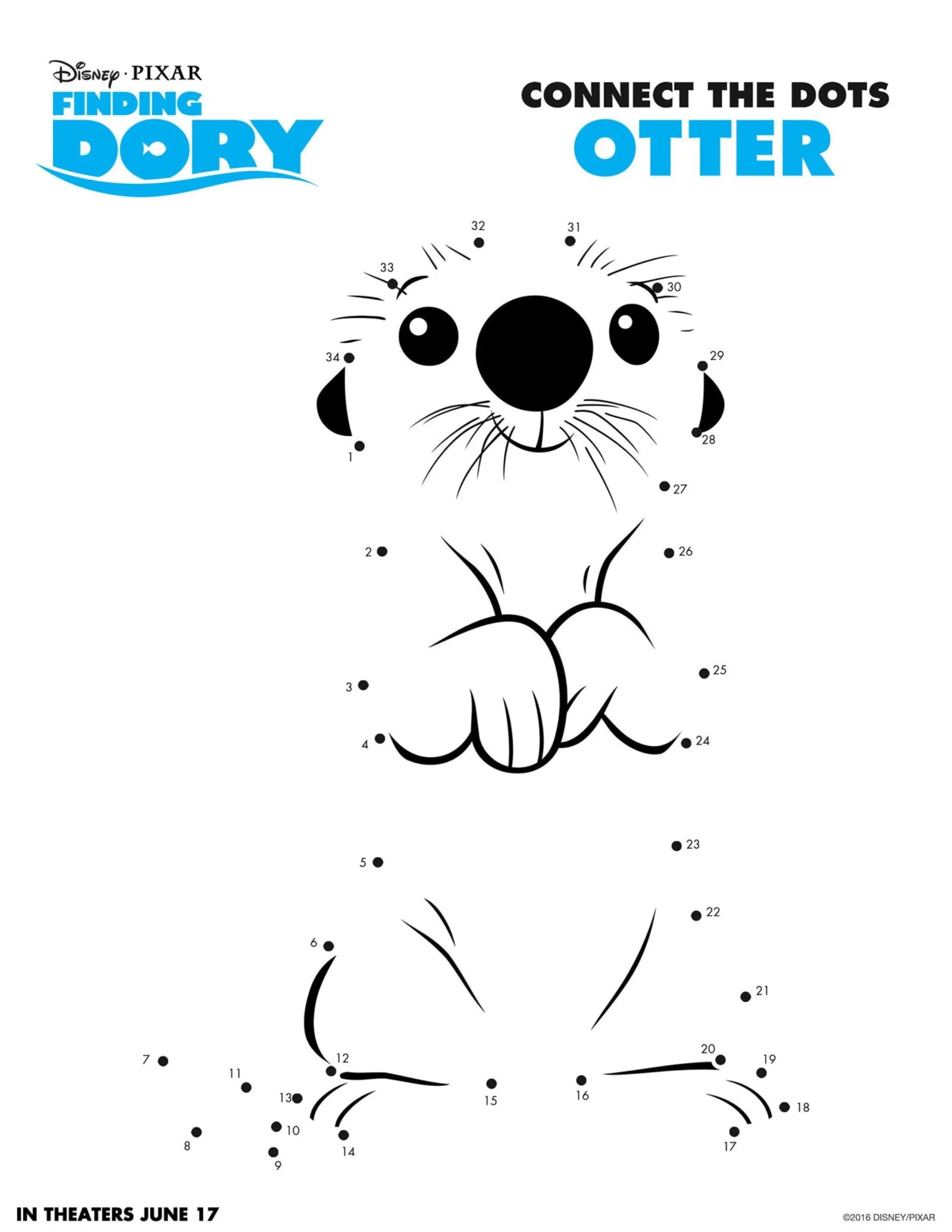 Desenhos de Lontras Para Colorir 39