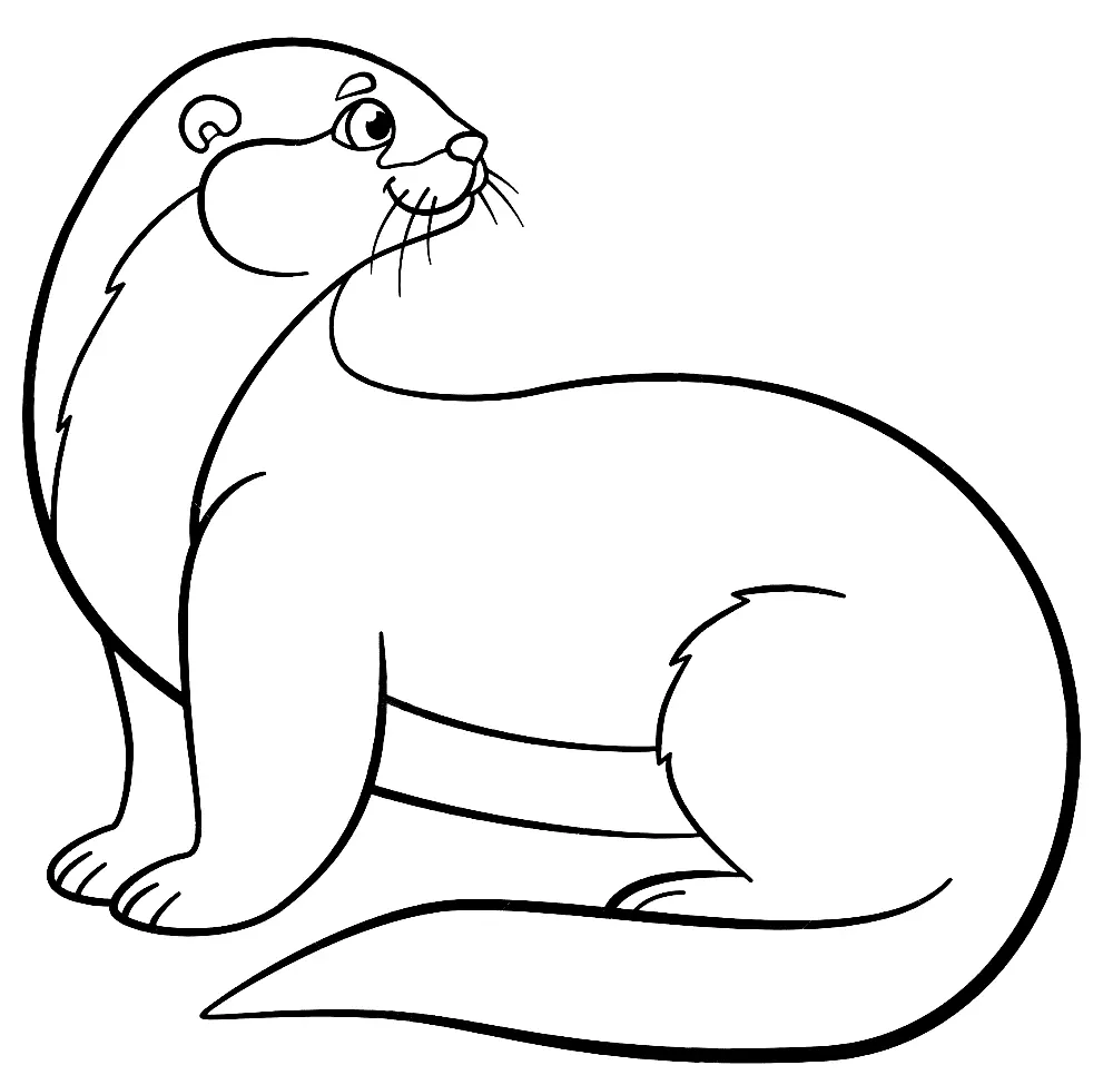 Otter Ausmalbilder 44