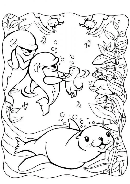 Otter Coloring Pages 93
