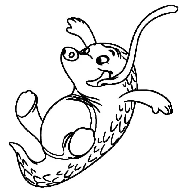 Over the Moon Coloring Pages 7