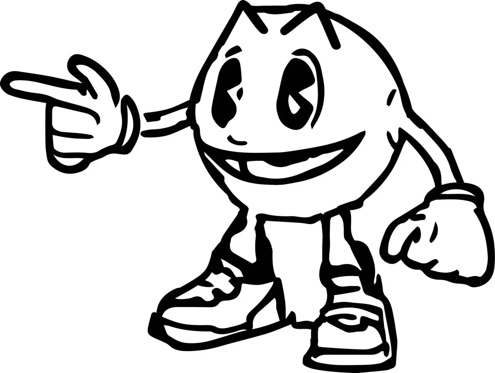 Pac Man Coloring Pages 23