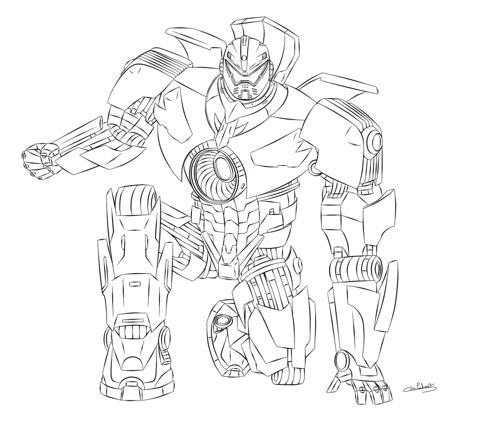 Pacific Rim Para Colorear 10