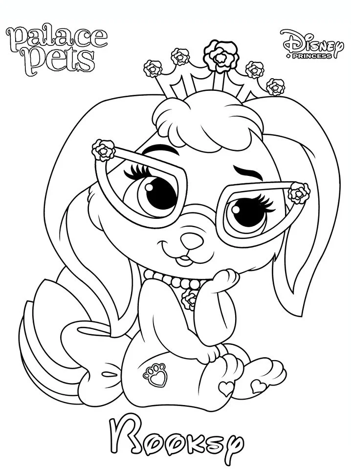 Palace Pets Para Colorear 1