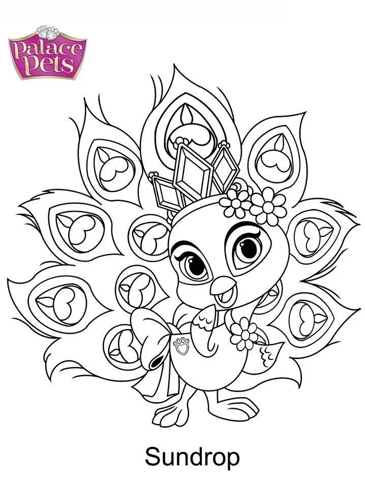 Palace Pets Coloring Pages 13