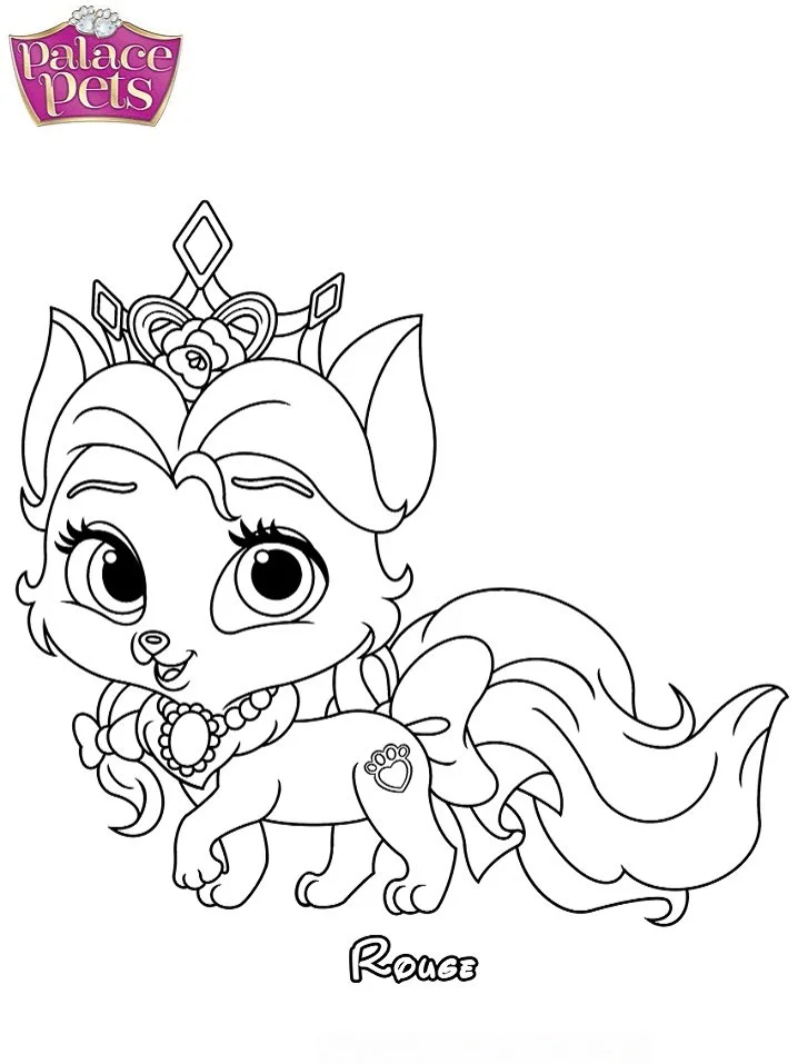 Palace Pets Coloring Pages 19