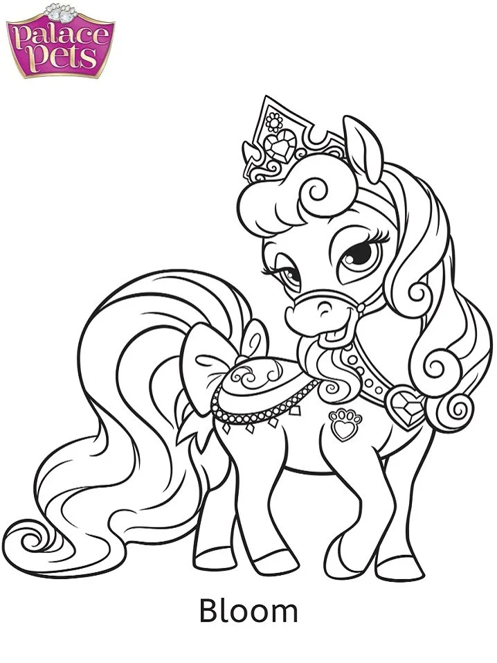 Palace Pets Coloring Pages 31