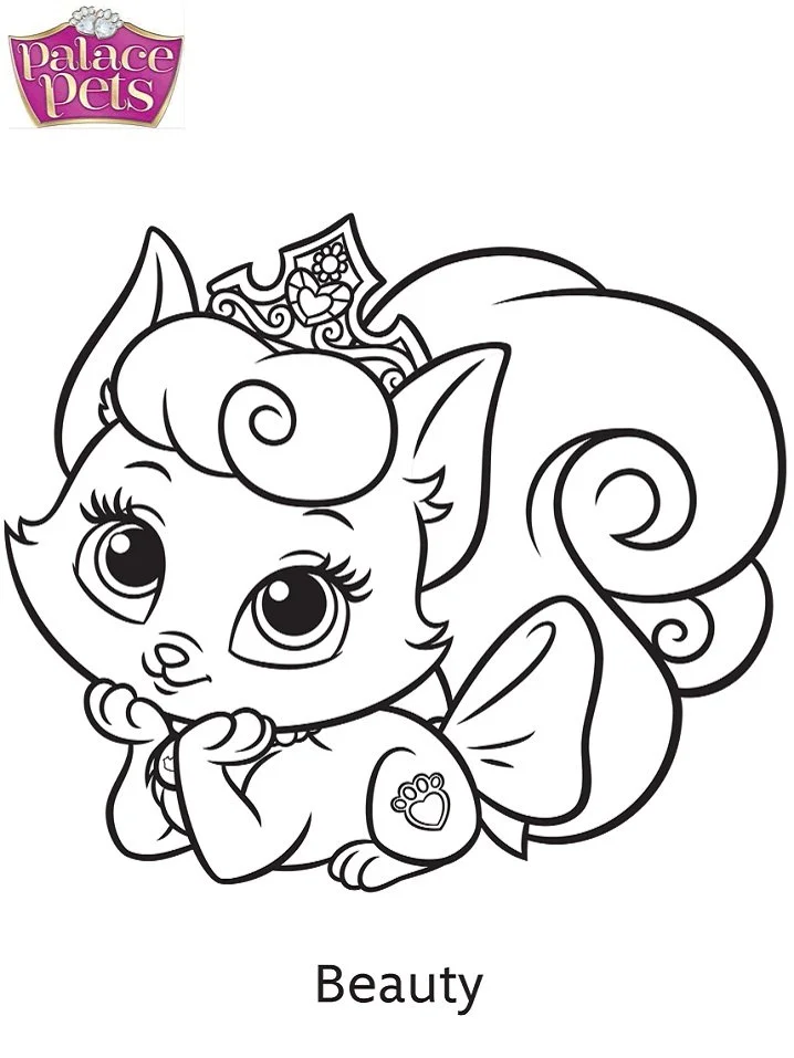 Palace Pets Para Colorear 48