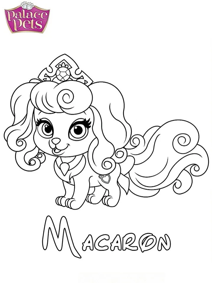 Palace Pets Coloring Pages 57