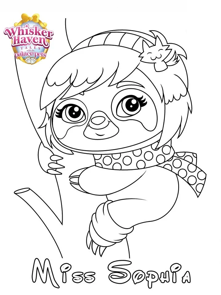 Palace Pets Coloring Pages 7