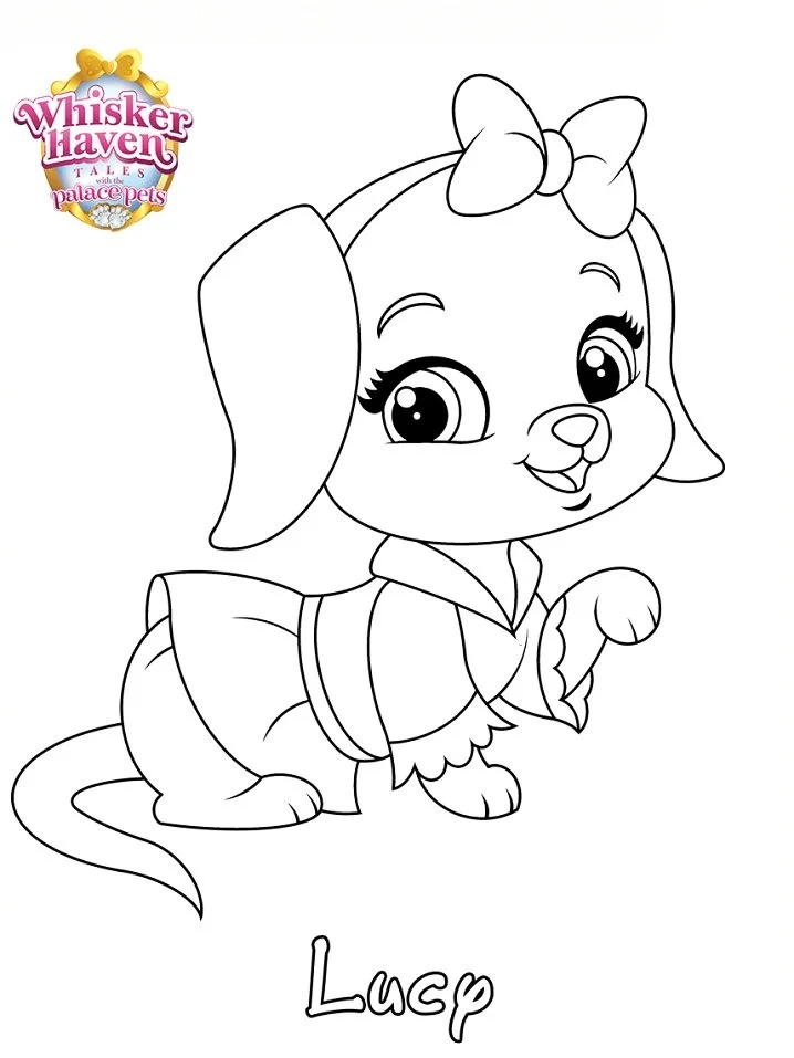 Palace Pets Para Colorear 8