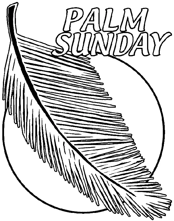 Palmsonntag Ausmalbilder 27