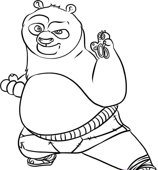 Panda Coloring Pages 33