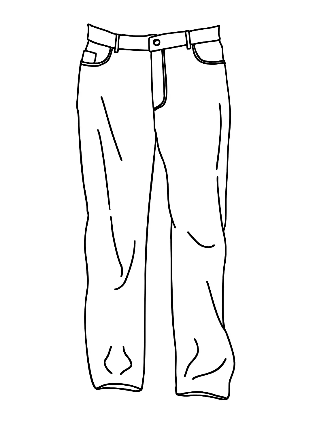 Pants Coloring Pages 8