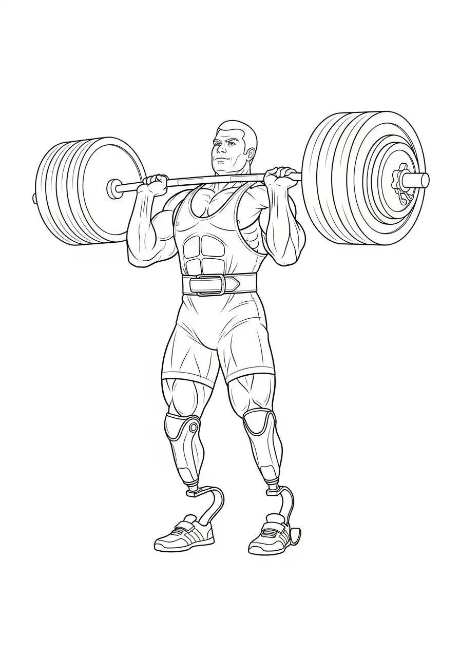 Paralmpicos para Colorear 17