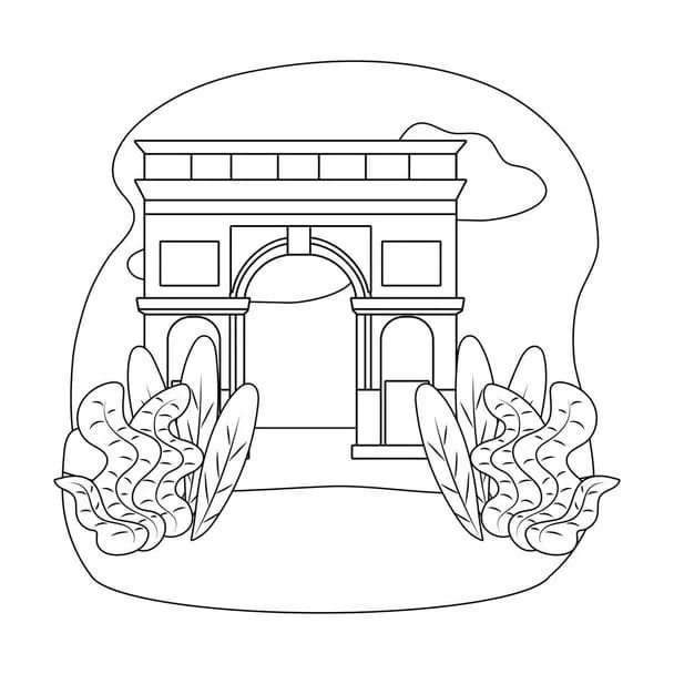 Paris Coloring Pages 14