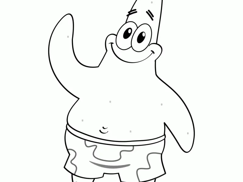 Patrick Star Ausmalbilder 11