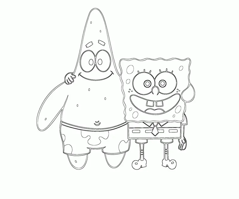 Patrick Star Ausmalbilder 4
