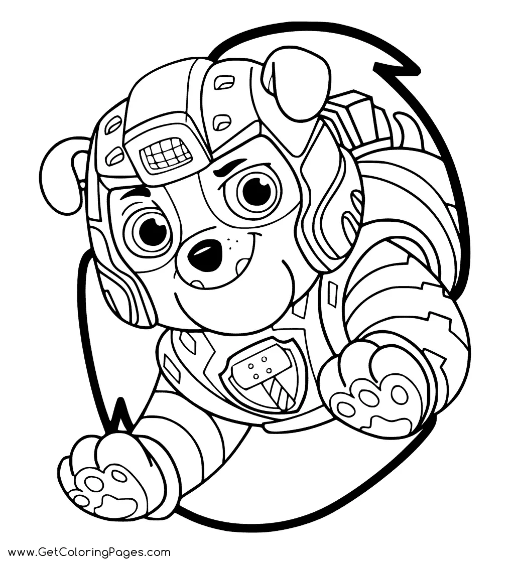 Paw Patrol Mighty Pups Ausmalbilder