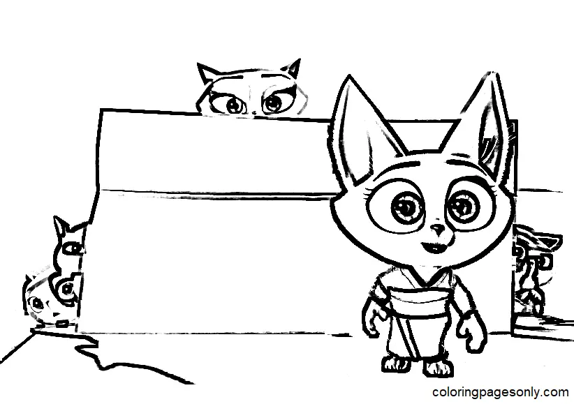 Desenhos de Patas da Furia A Lenda de Hank Para Colorir 4