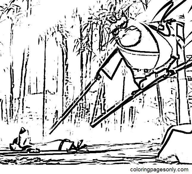 Desenhos de Patas da Furia A Lenda de Hank Para Colorir 9