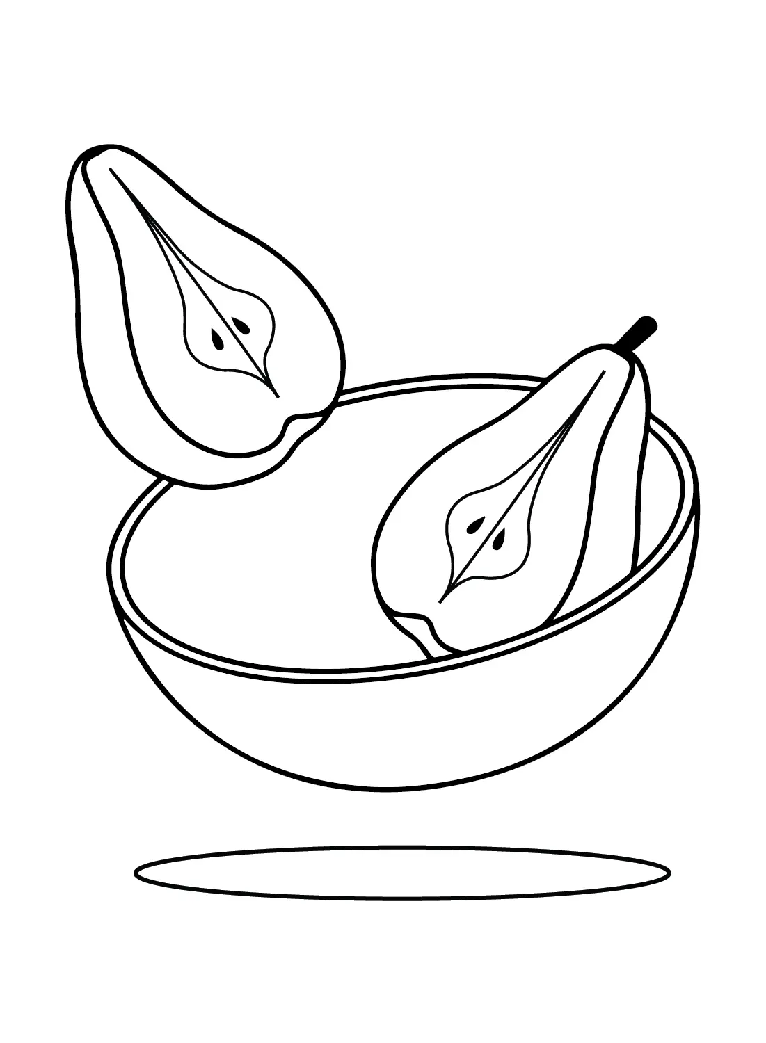Birnen Ausmalbilder 10