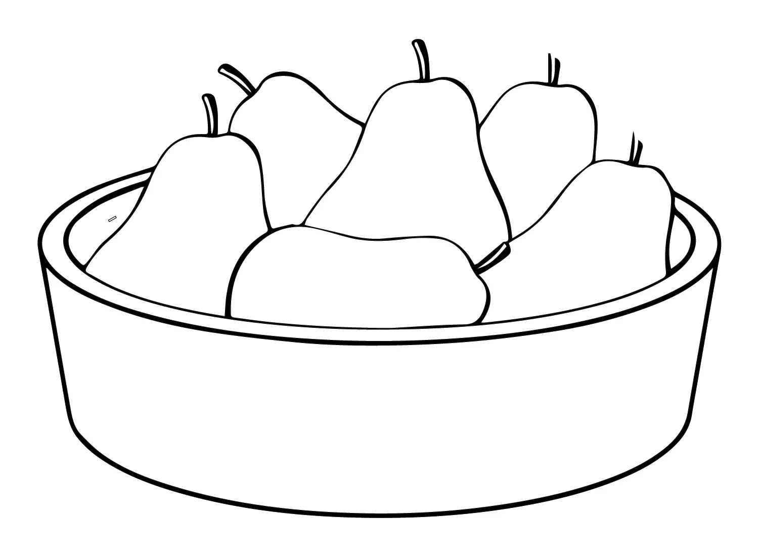 Birnen Ausmalbilder 21