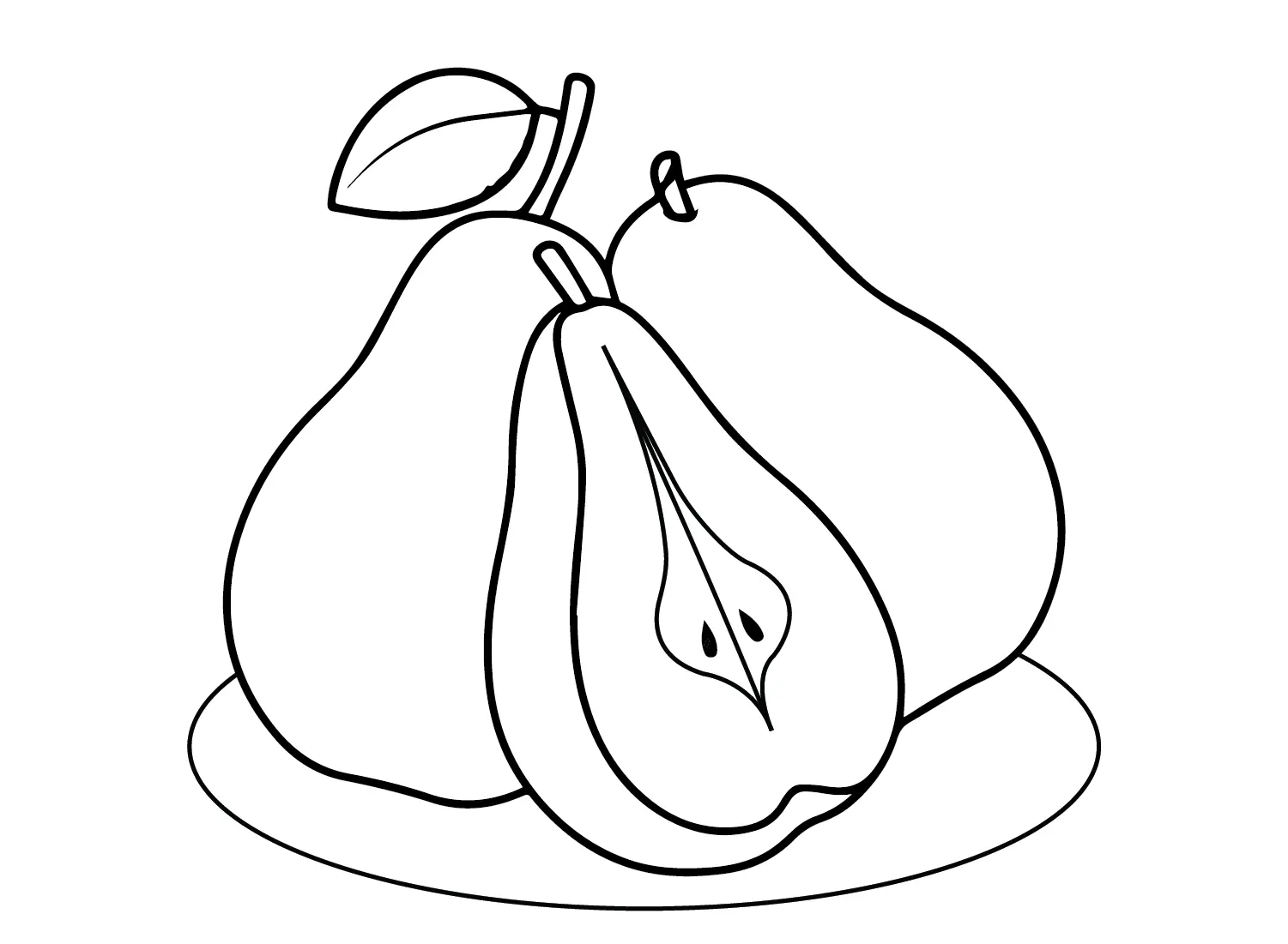 Birnen Ausmalbilder 29