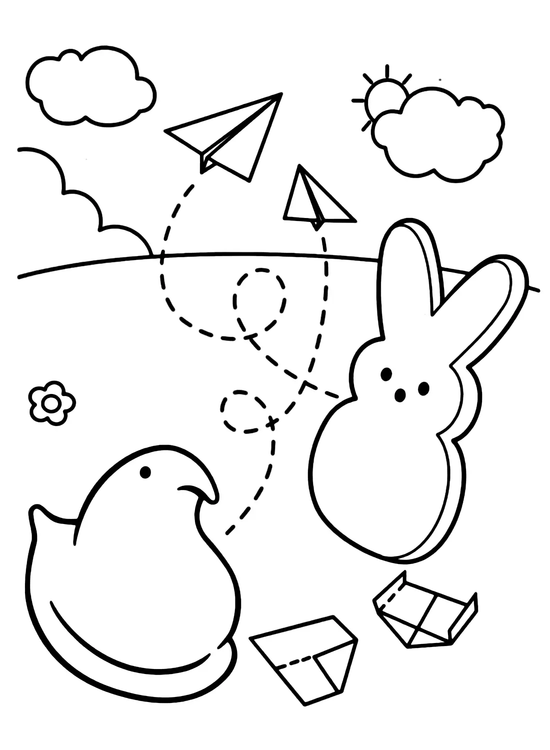 Peeps Ausmalbilder