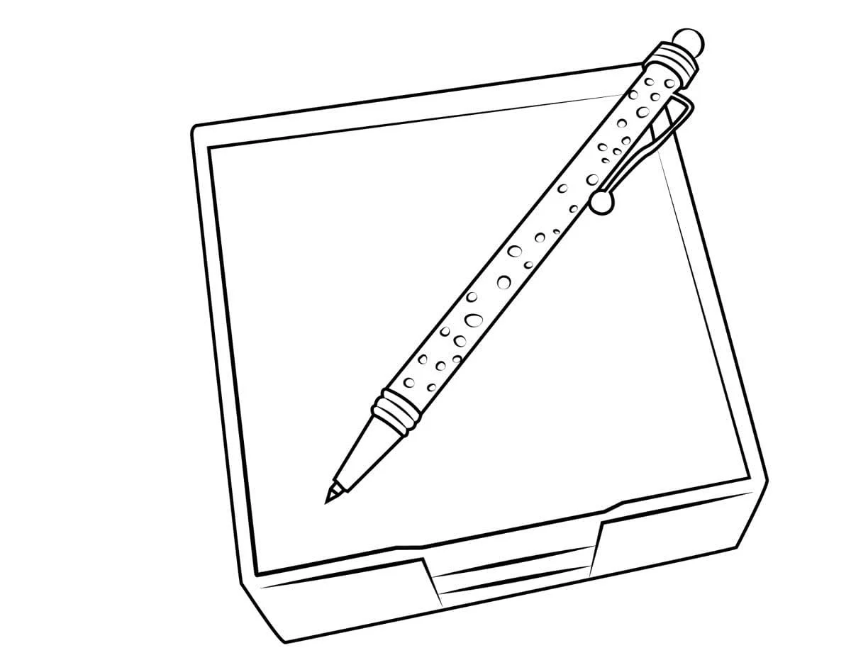 Pen Coloring Pages 17