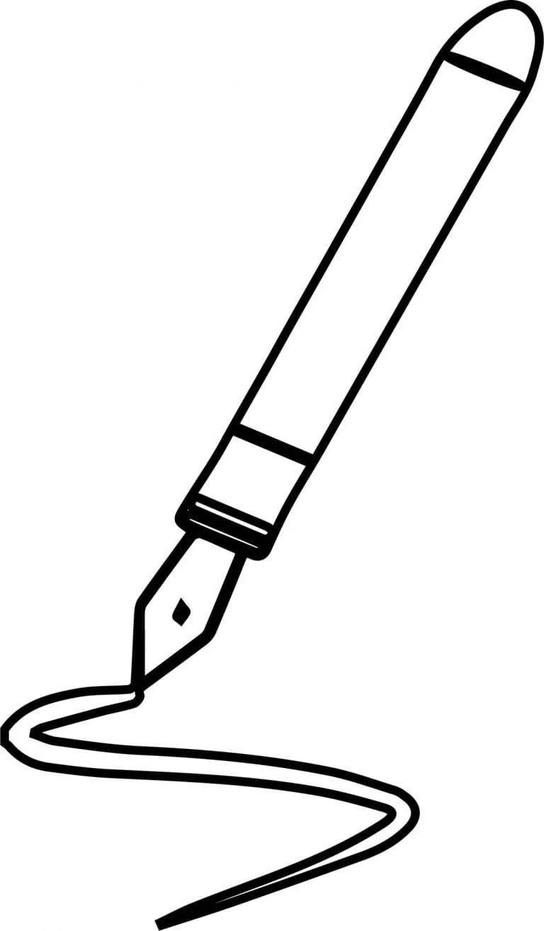 Desenhos de Pen Para Colorir 35