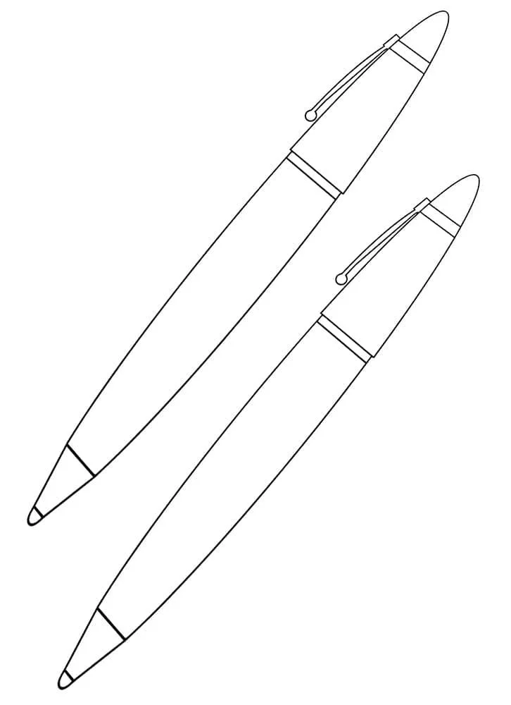 Pen Coloring Pages 8