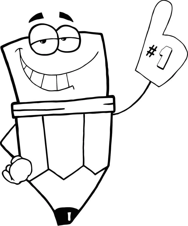 Desenhos de Pencil Para Colorir 27