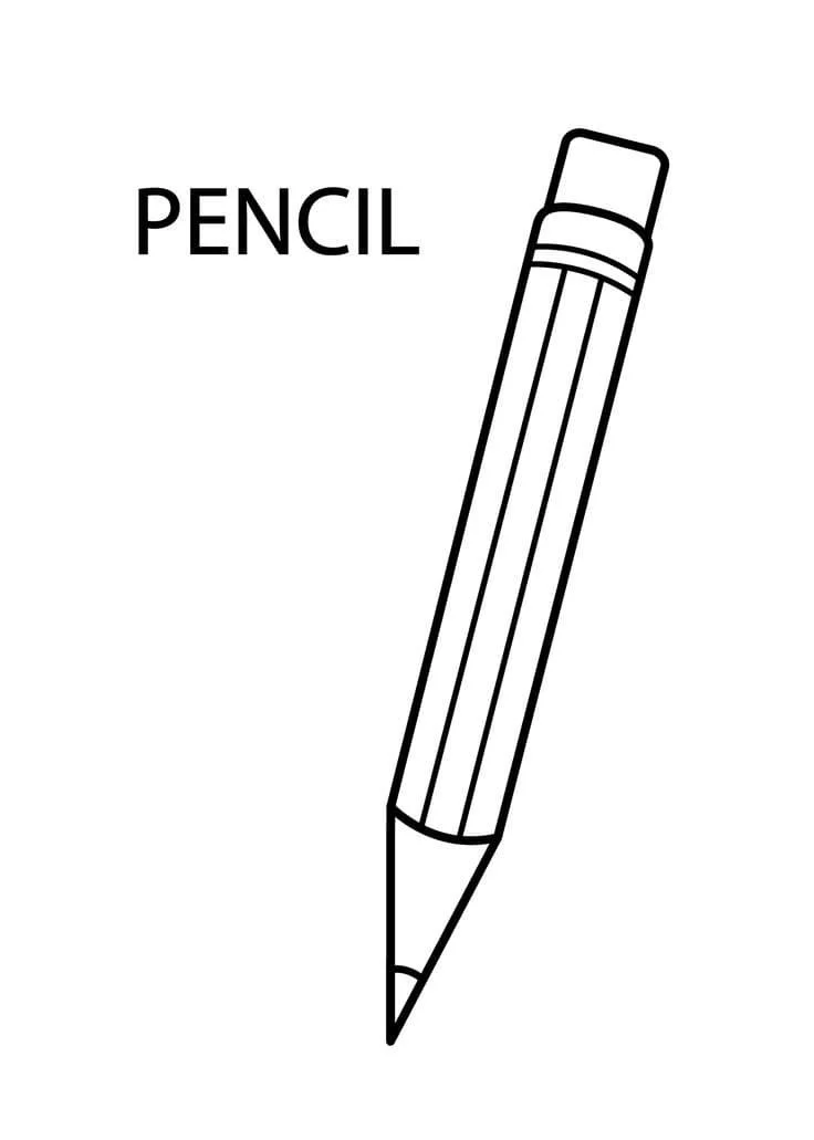 Desenhos de Pencil Para Colorir 32