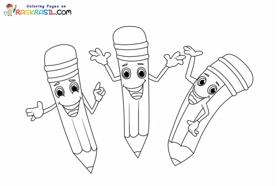 Desenhos de Pencil Para Colorir 5