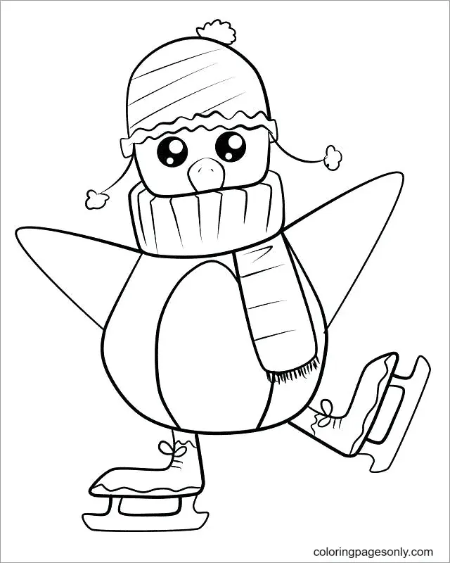 Pinguin Ausmalbilder 29