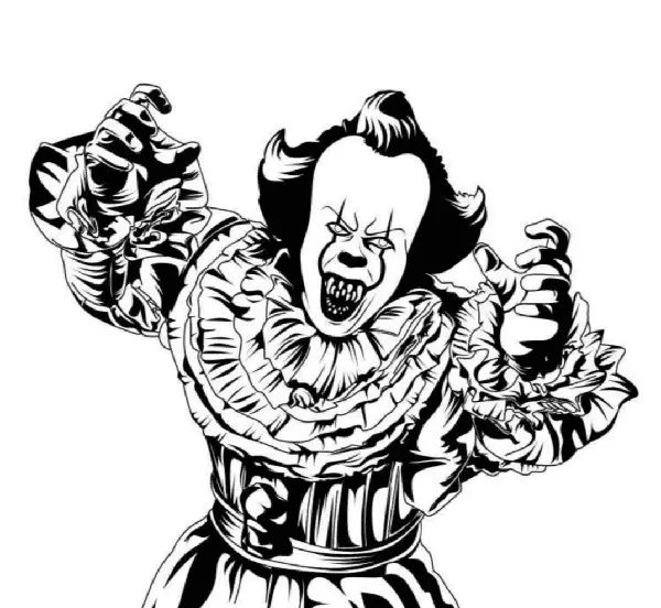 Pennywise Coloring Pages 18