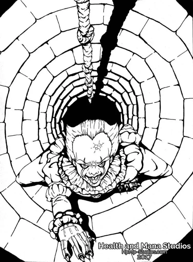 Pennywise Coloring Pages 36