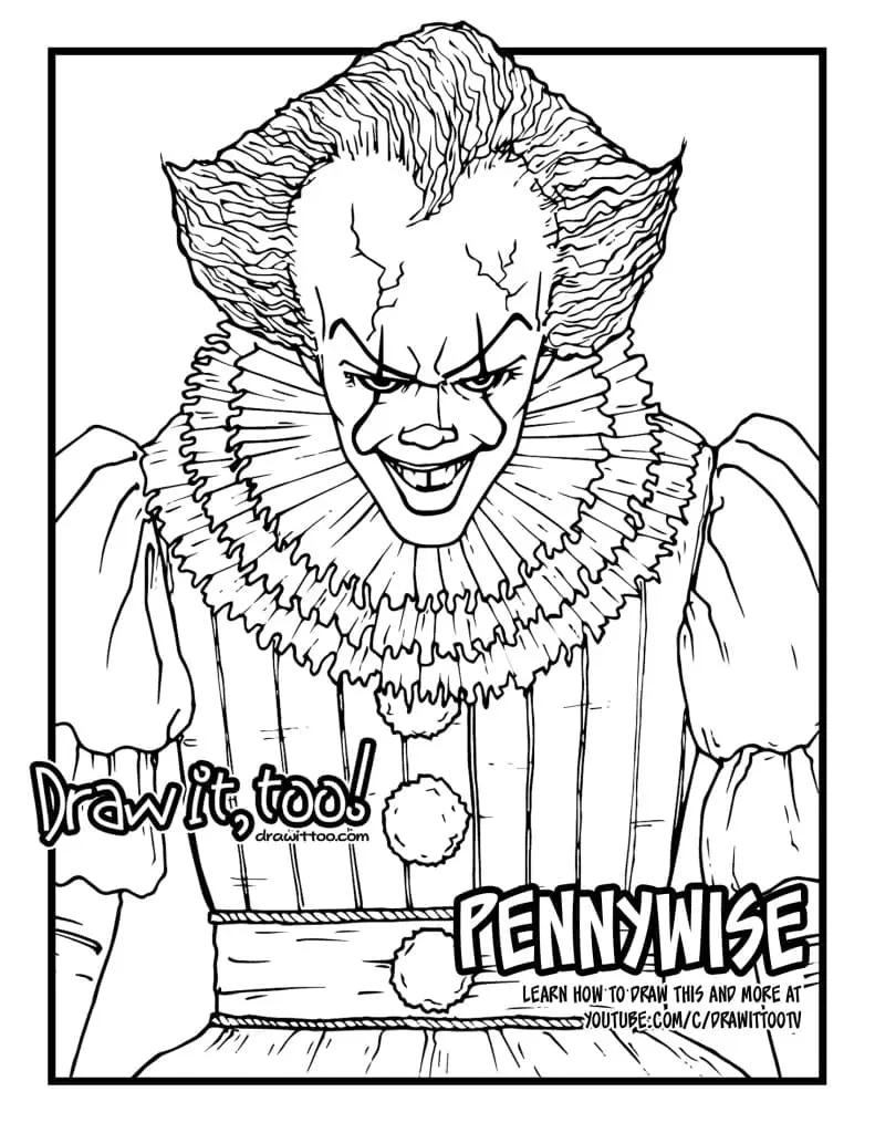 Pennywise Coloring Pages 39