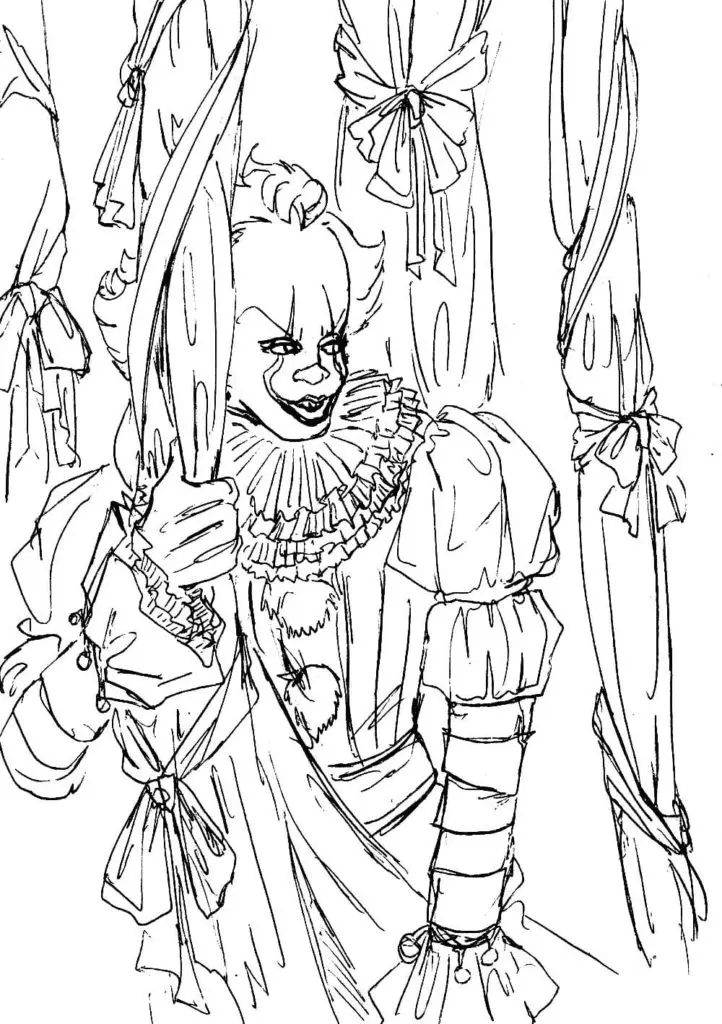 Pennywise Coloring Pages 45